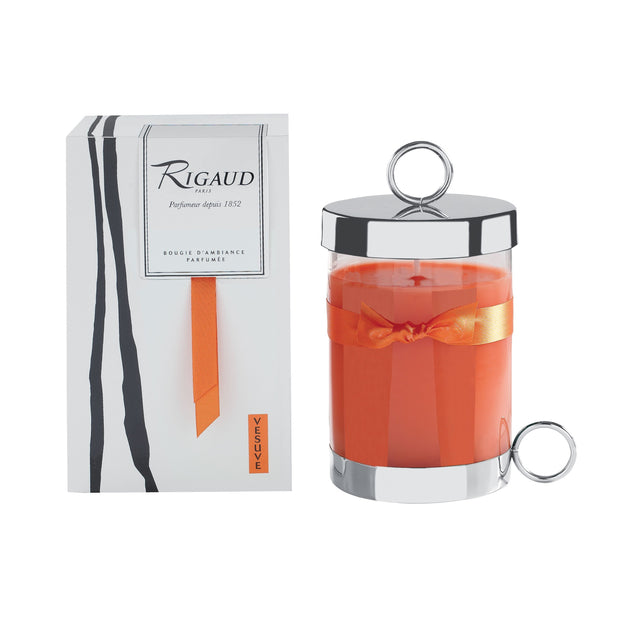 Regaud Vesuve Large Candle with Decorative Lid, 230g, 90 Hours of Fragrance - Boyd's Madison Avenue