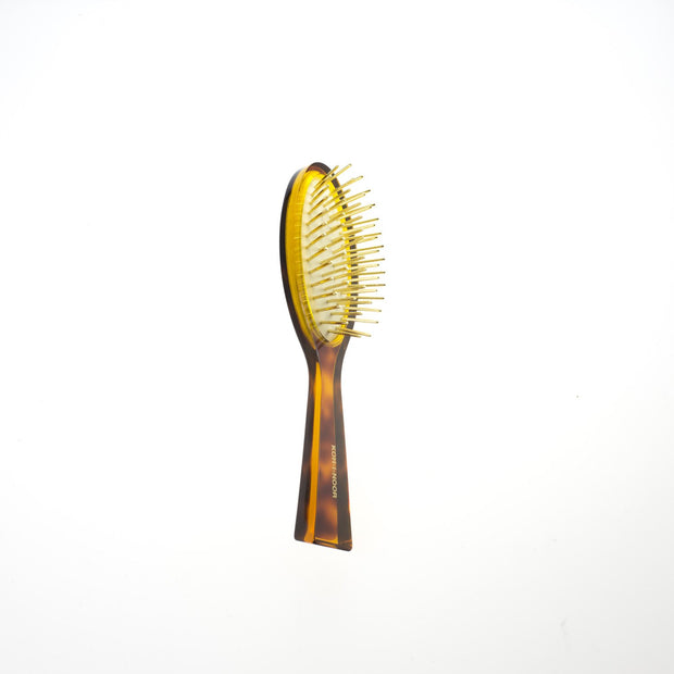 Koh-I-Noor Jaspe Pneumatic Hair Brush with Gold Plated Metal Pins, Small   K107G - Boyd's Madison Avenue