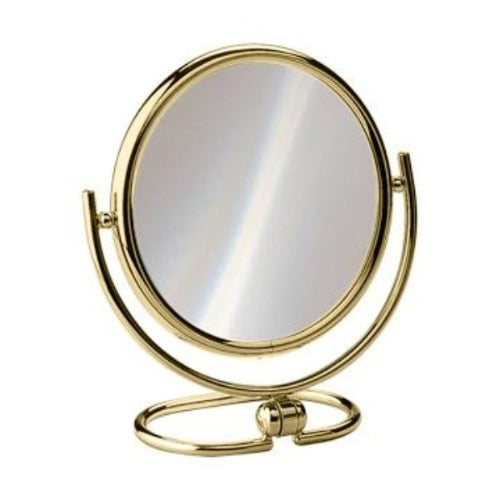 Medium Sized Magnifying Travel Mirror, 6.5" Diameter