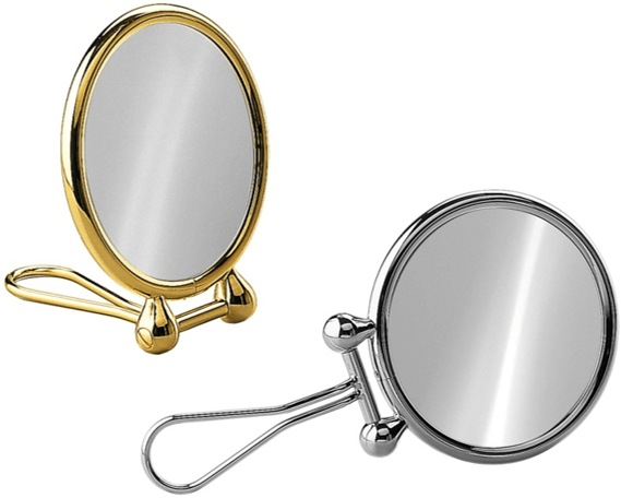 Magnifying Travel Mirror, 5.7" Diameter - Boyd's Madison Avenue