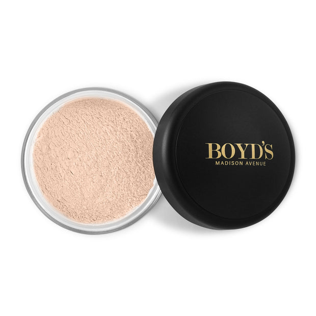 Boyd's translucent loose face powder in medium