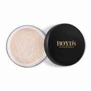Boyd's translucent loose face powder in light