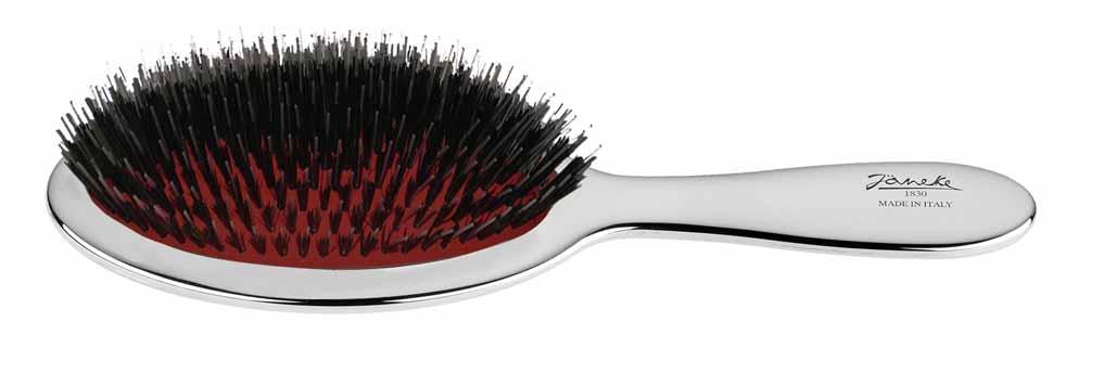 Janeke Large Mixed Bristle Brush with Nylon & Boar Bristles