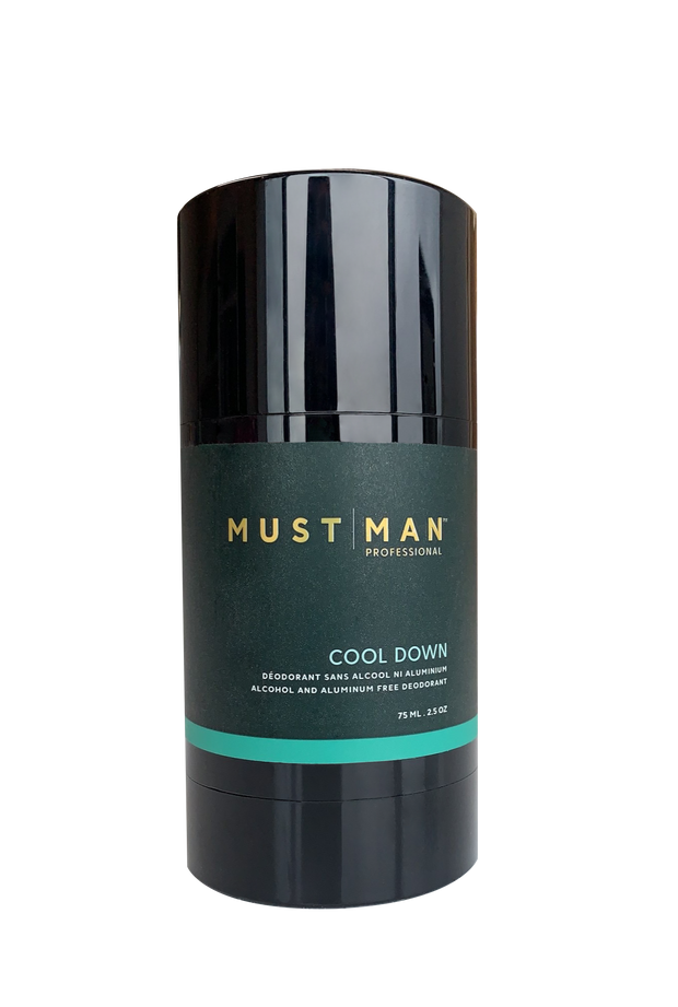 Must Man - Cool Down - Alcohol and Aluminum free deodorant , 2.5 Oz.