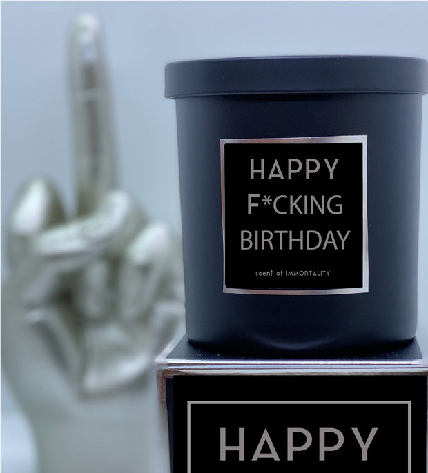 HAPPY F*CKING BIRTHDAY Scented Candle - Boyd's Madison Avenue