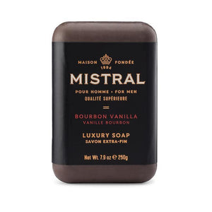 Bourbon Vanilla Bar Soap for Men, 7.9 Oz. - Boyd's Madison Avenue