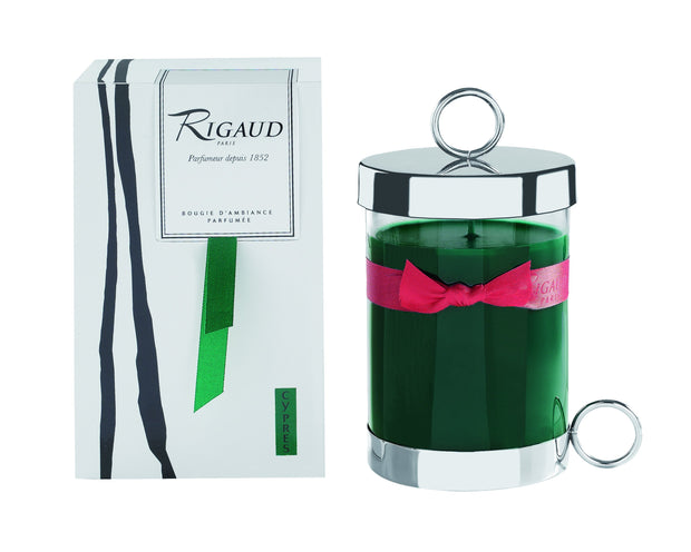 Rigaud Cypres Candle with Decorative Lid, Large 230g, 90 Hours of Fragrance - Boyd's Madison Avenue