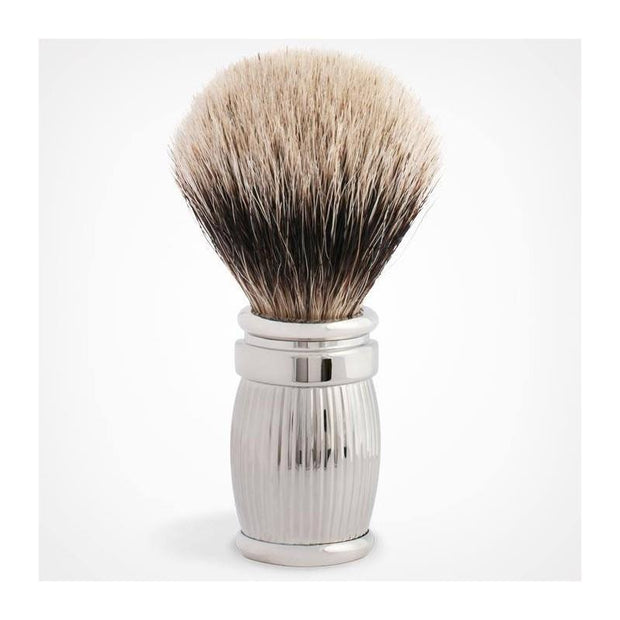 Plisson palladium badger hair shaving brush
